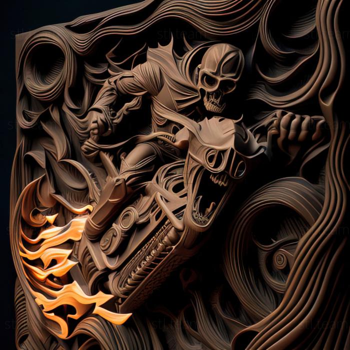 3D model Ghost Rider (STL)